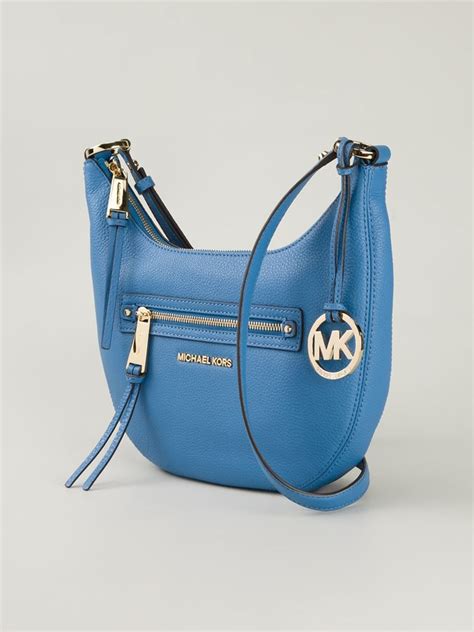 michael kors cobalt blue purse|michael kors navy shoulder purse.